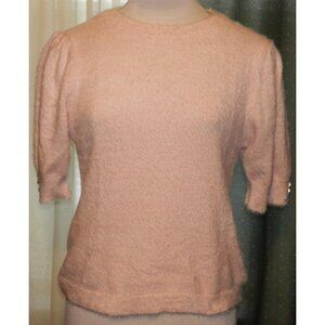 Love Scarlette size XL pink warm fuzzy pull over sweater poly top